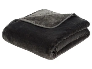 Gözze Premium Cashmere-Feeling Decke (anthrazit, 220 x 240 cm) NEU/OVP - Bild 1 von 5