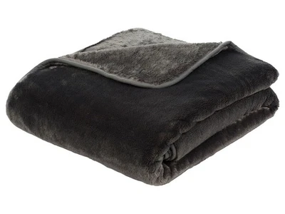 Gözze Premium Cashmere-Feeling Decke (anthrazit, 220 x 240 cm) NEU/OVP - Bild 1 von 4
