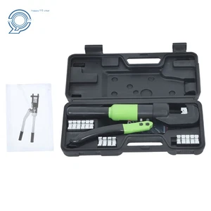 6 Mt Hydraulic Wire Crimper Crimping Tool Battery Cable Lug Terminal 8 Dies - Picture 1 of 12