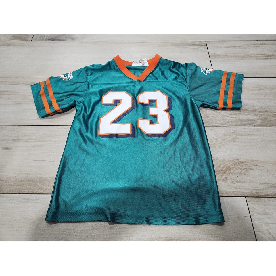 Camiseta de fútbol americano de colección para niños de los Miami Dolphins Ronnie Brown talla XL NFL Foto 1 de 3