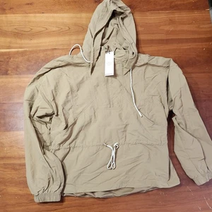 NWT Calia Women's Outwear 1/2 Zip Pullover Windbreaker Jacket Tan Size Large  - Picture 1 of 12