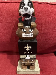NEW ORLEANS SAINTS Tiki Totem Pole NFL Statue - Picture 1 of 10