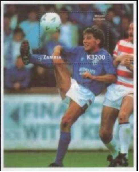 Zambia #MiBl39 MNH S/S 1998 McCoist FIFA Futbol Soccer [734] - Image 1 of 1
