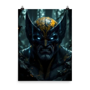 Impresión de póster de arte de pared Wolverine MCU de alta calidad Marvel Comics Mutant X-Men - Imagen 1 de 5