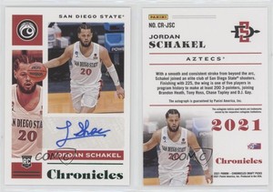 2021 Panini Chronicles Draft Picks Rookie Signatures Green Jordan Schakel Auto