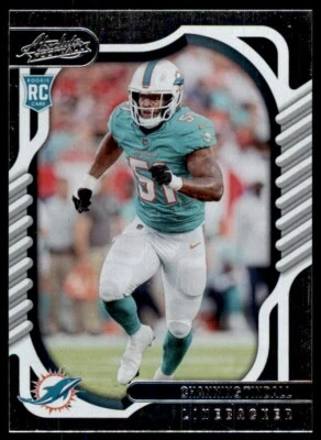 2022 PANINI ABSOLUTE. CHANNING TINDALL ROOKIE MIAMI DOLPHINS #152 - Image 1 of 2