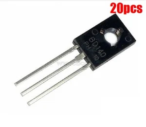 Transistor de potencia 20 piezas BD140 TO-126 Pnp 80V 1,5A gs - Imagen 1 de 2
