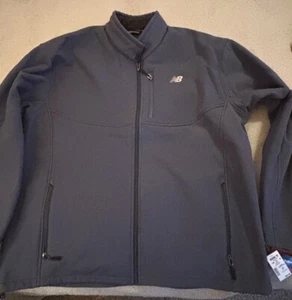 New Balance Soft Shell Sherpa Lines Full Zip 3XLT Jacket - Water/Wind Resistant - Picture 1 of 5