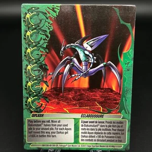 Bakugan SPLASH Green Ability Card 2011 BA1338-AB-SM-GBL 41/48g MECHTANIUM SURGE - Foto 1 di 7