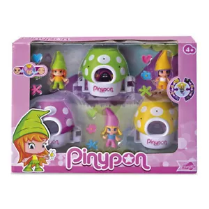 Famosa 700012820 Pinypon Pack, 3 enanitos con sus setas mágicas - Imagen 1 de 6