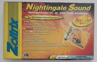Zoltrix Nightingale SC-8738 PCI Soundkarte (CMI8738, 2000, retro, OVP) - Bild 1 von 4