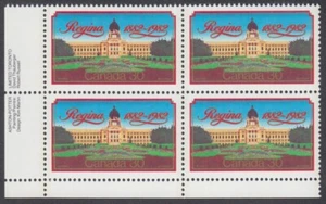 Canada - #967 Regina Centenary Plate Block - MNH - Picture 1 of 1