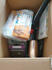 Box of mixed Household trade goods miscellaneous used and new JOBLOT resale b19