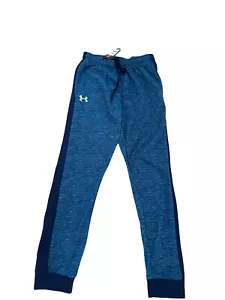 NWT$55 Mens Under Armour UA Fleece Twist Jogger Sweat Pants Blue Heather Size L - Picture 1 of 3
