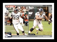 2004 Topps Total Raylee Johnson / Mario Fatefehi First Edition  #230