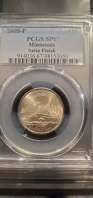 Beauty! 2005-P PCGS SP67 Minnesota State Quarter - Image 1 of 2