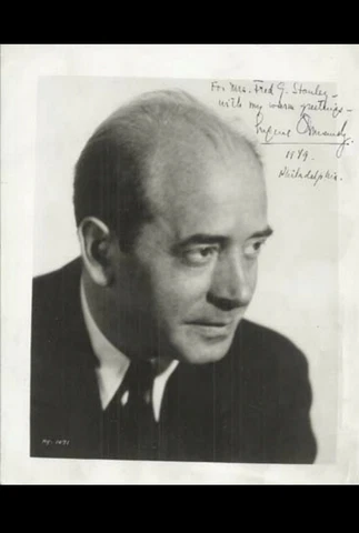 Eminent Conductor EUGENE ORMANDY Vintage Signed Photo - PHILADELPHIA ORCHESTRA Cover