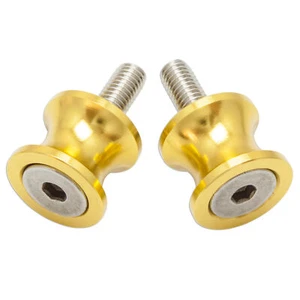 8mm Slider CNC Gold For Honda Suzuki GSXR CBR Micro Swingarm Stand Spools Lift - Picture 1 of 2