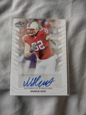 2013 Leaf draft Autograph MARCUS HUNT RC auto CARD AUTO #MH1 NFL