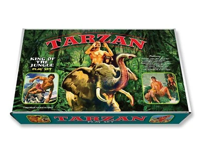 Marx Тарзан, король джунглей игровой набор в коробке - Изображение 1 из 3
