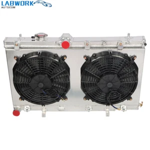 For Subaru Impreza 2002-2007 2 Row Aluminum Core Racing Radiator+Fan Shroud - Picture 1 of 14
