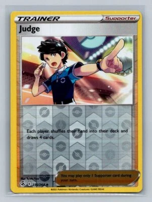 Judge SWSH08: Fusion Strike 235/264 Near Mint NM Reverse Holo - Image 1 of 2