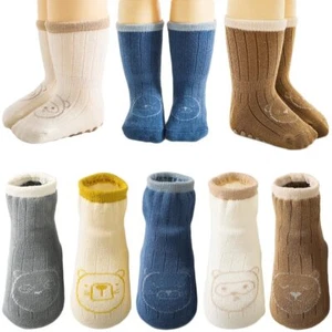 Unisex Baby Non-Slip Socks Infant Cotton for Little Girls Boys Toddlers - Picture 1 of 8