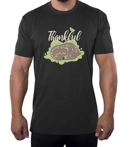Thankful Baby Deer Men's Shirts, Funny Men's Tees, Thanksgiving Shirts for Men! - Imagen 1 de 9