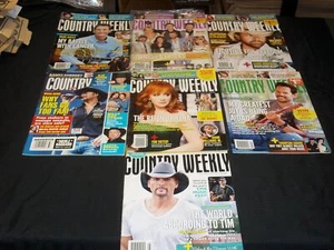 2007-2012 COUNTRY WEEKLY WEEKLY MAGAZINE LOT OF 7 - GREAT MUSIC COVERS - PB 872E - Picture 1 of 5