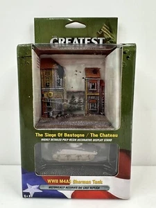 Rare Johnny Lightning The Greatest Generation WWII M4A3 Sherman Tank White Chase - Picture 1 of 8