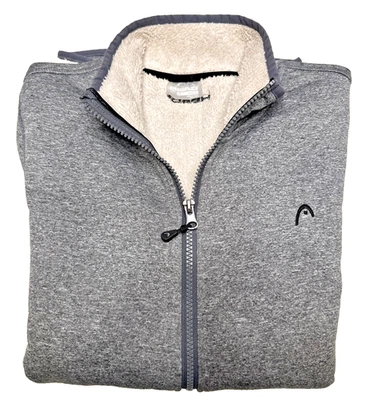 Chaqueta forrada de vellón con cremallera completa HEAD para hombre talla pequeña Foto 1 de 4