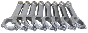 Eagle CRS6125O3D2000 Forged 4340 H‑Beam Connecting Rods for 1997–2013 GM LS1/LS2 - Picture 1 of 5