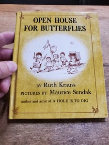 RUTH KRAUSS Open House for Butterflies, 1960 Harper and Row Carrot Seed Classics - Imagen 1 de 7