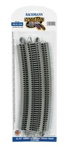 Bachmann Trains - Snap-Fit E-Z GLEIS 33,25" RADIUS 18 GRAD GEBOGENES GLEIS (5/... - Bild 1 von 4