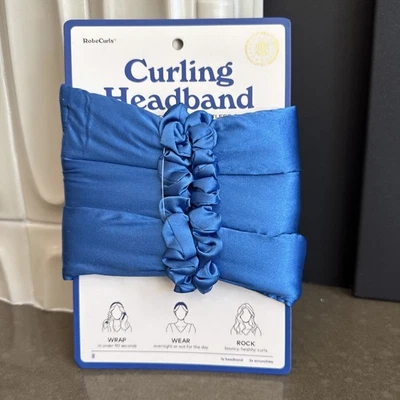 Diadema rizadora de satén RobeCurls rizador de pelo sin calor con rizos de bata crujientes Foto 1 de 2