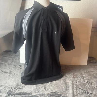 Tela De Colección Nautica Dry-Tech Talla Mediana Negra/Gris Nueva Con Etiquetas Botones Logo Bordado Foto 1 de 4
