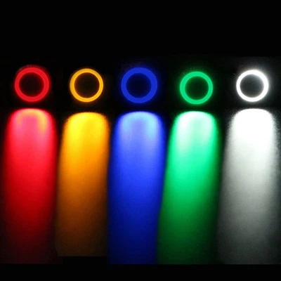 12mm Metallo Bottone Interruttore Con Luce LED E Normalmente Aperto Contact Form - Immagine 1 di 4