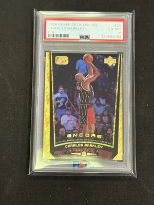 1998 Upper Deck Encore Charles Barkley F/X  /125 PSA 6 - Image 1 of 2