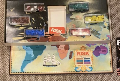 Vintage Risk Parker Brothers 1980 Classic War Board Game No. 44  Complete - Image 1 of 4