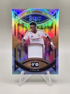 2024-25 Select La Liga Vini Jr. #SW-VJR Swatch Relic Real Madrid - Picture 1 of 2
