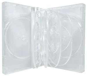 Clear 10 Disc DVD Cases Lot - Afbeelding 1 van 4