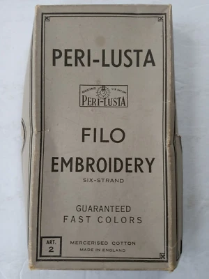 Vintage Mixed Lot Peri Lusta J&P Coats Clark Star Embroidery Floss Thread Skeins - Image 1 of 4