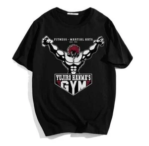 BAKI-DOU YUJIRO HANMA Cosplay Anime Manga T-Shirt Shirt Undershirt 100% Cotton - Picture 1 of 12