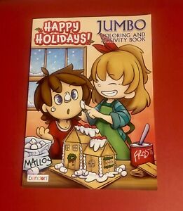 Joyeuses vacances ! Livre de coloriage et d'activités Jumbo, Noël, maison en pain d'épice amusant