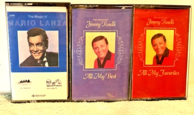 Italian Favorite on Cassette- Cassette Lot; Matio Lanza & Jimmy Rosselli (2 tape - Image 1 of 3