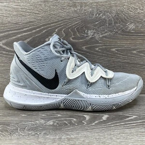Nike Air Zoom Turbo Kyrie 5 TB Mens Size 8 Wolf Gray Basketball Shoes Sneakers - Picture 1 of 10