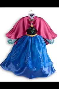 Disney Store Anna Frozen Vestido Niño Talla 9/10 Auténtico Disney Store - Imagen 1 de 8