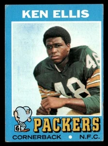 Tarjeta de novato Ken Ellis 1971 Topps #224 Green Bay Packers en muy buena condición - Imagen 1 de 2