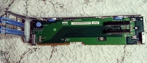 (2 Stück) Dell 0H6183 Riser-Karte **mit TRAY** H6183 PCIe x8 x4 PowerEdge 2950 2970 - Bild 1 von 5