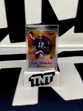 Roger Staubach 1999 Bowmans Best Auto Franchise Favorites On Card Auto